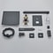 Rain Waterfall Black Concealed Shower Faucet Set With Tub Spout Embedded Bathroom Shower System Wal
