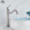 Modern Nickel Brushed Sink Faucet Single Handle Swivel Spout Basin Mixer Tap For Bathroom Deck Moun 0