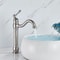 Modern Nickel Brushed Sink Faucet Single Handle Swivel Spout Basin Mixer Tap For Bathroom Deck Moun 9