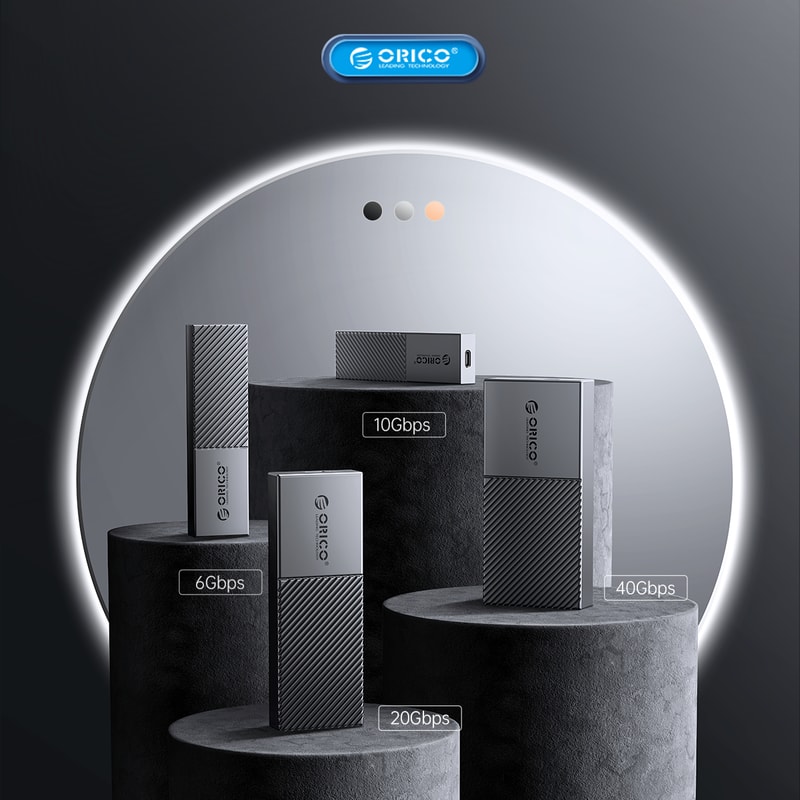 20Gbps M2 SSD Enclosure USB4 NVMe Aluminum Case Thunderbolt 34 USBC Compatible For UltraFast Data 0