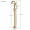 Luxury Quyanre Floor Standing Gold Swan Bathtub Faucet Modern Black Chrome Shower Mixer Tap For Bat 1