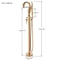 Luxury Quyanre Floor Standing Gold Swan Bathtub Faucet Modern Black Chrome Shower Mixer Tap For Bat 1