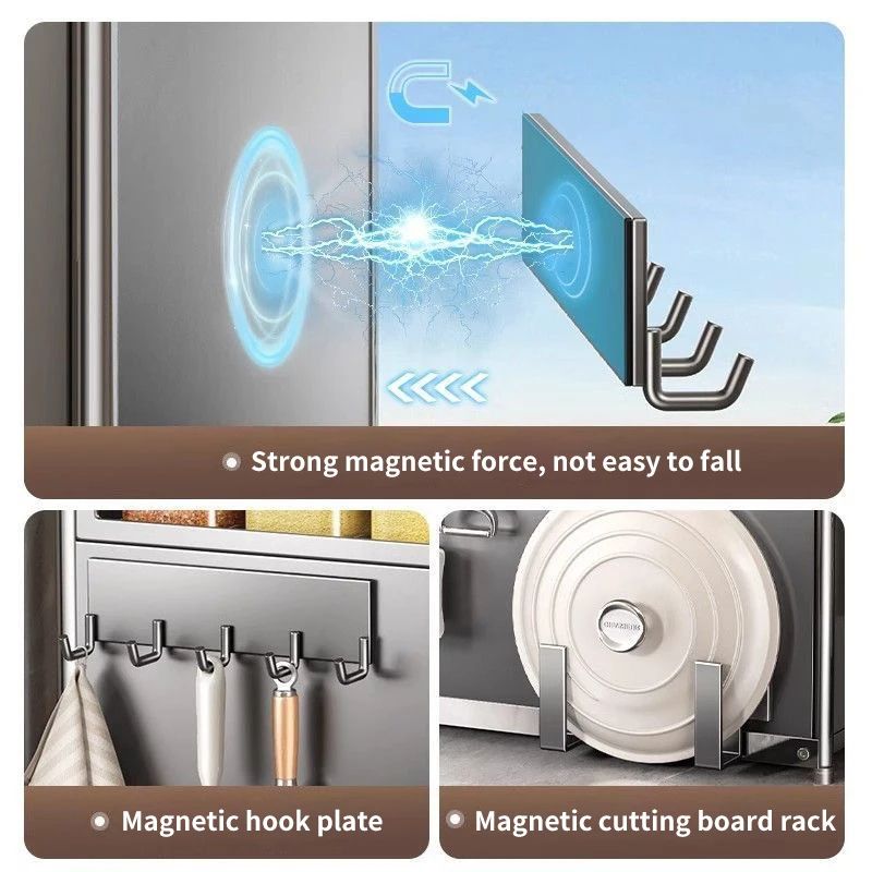 Multipurpose Kitchen Spice Organizer With Pull Out Seasoning Drawer Rack Dustproof Countertop Cup A 2