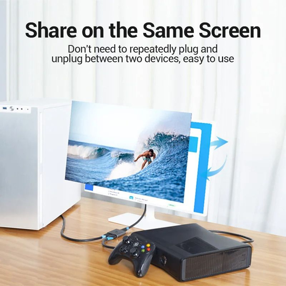 Vention 8K HDMI Splitter Switch HDMI Compatible Monitor Switcher For PC TV PS5 Xbox Series X HighSp 1