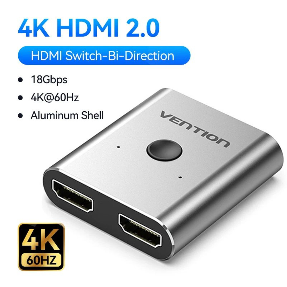 Vention 8K HDMI Splitter Switch HDMI Compatible Monitor Switcher For PC TV PS5 Xbox Series X HighSp 6