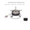 Portable Camping Gas Stove Tourist Burner Cookware For Outdoor Cooking Picnic BBQ Hiking Adventure 0