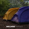 WELLHIKE Lightweight Outdoor Hiking Tent Travel Backpacking Camping Equipment For Sun And Rain Pro 1