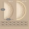Creative Minimalist Remote Control Dimming Wall Painting Lamp LED Moon Painting Wall Lights Living 4
