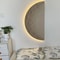 Creative Minimalist Remote Control Dimming Wall Painting Lamp LED Moon Painting Wall Lights Living 5