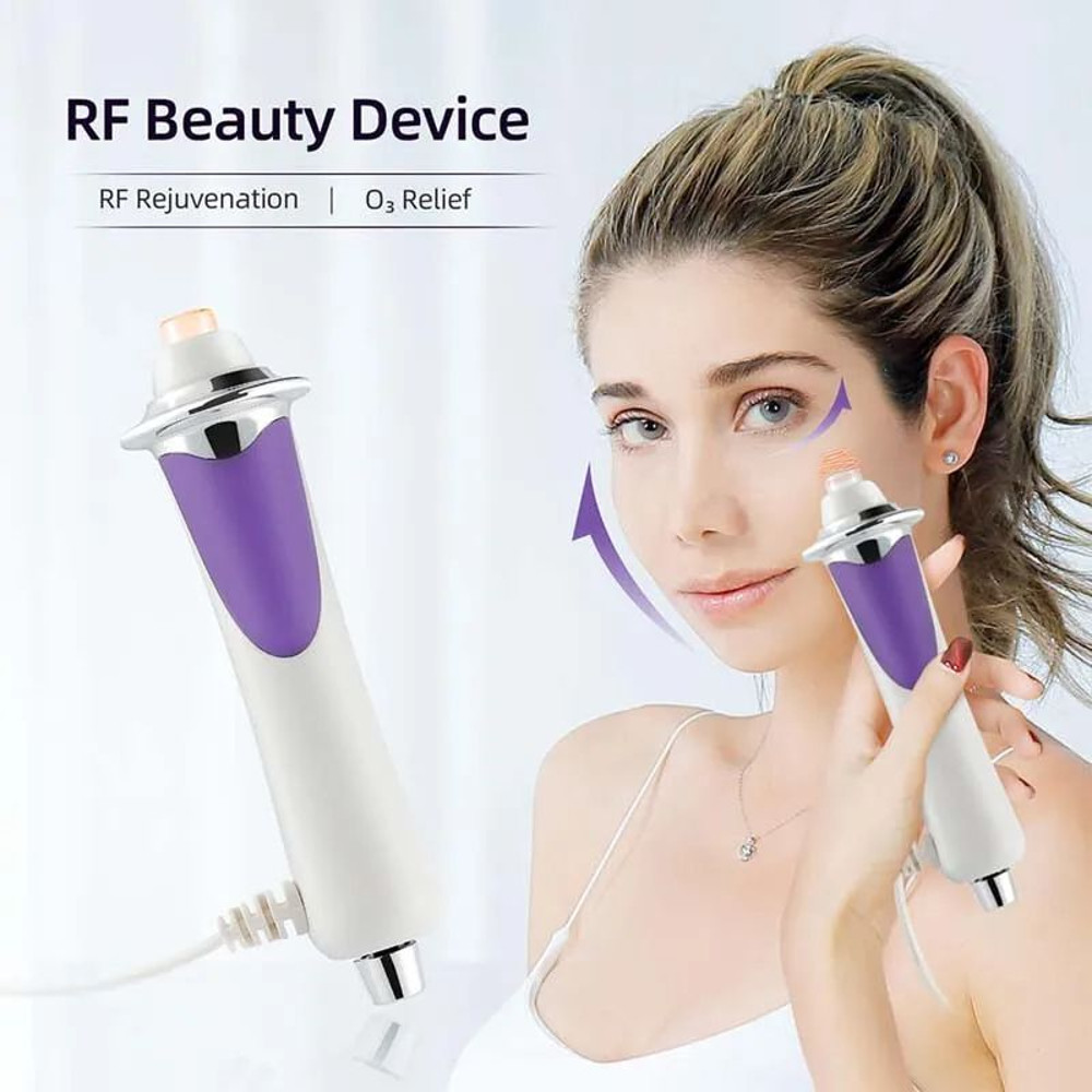 RF EMS Microcurrent Skin Tightening Anti Wrinkle Face Lifting Device Radio Frequency Beauty Oxygen 0