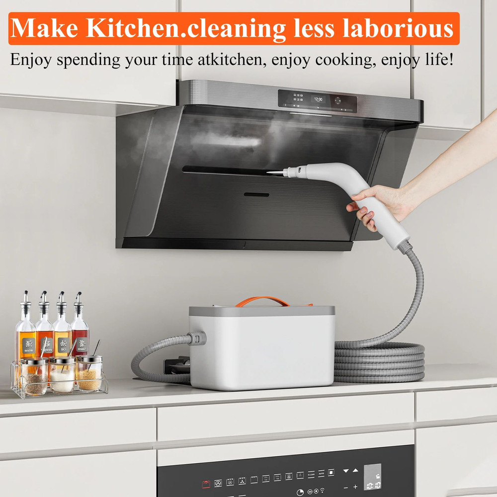 Handheld Steam Cleaner Multiuse Powerful Steamer For Cleaning Tough Stains And Grime On Upholstery  5