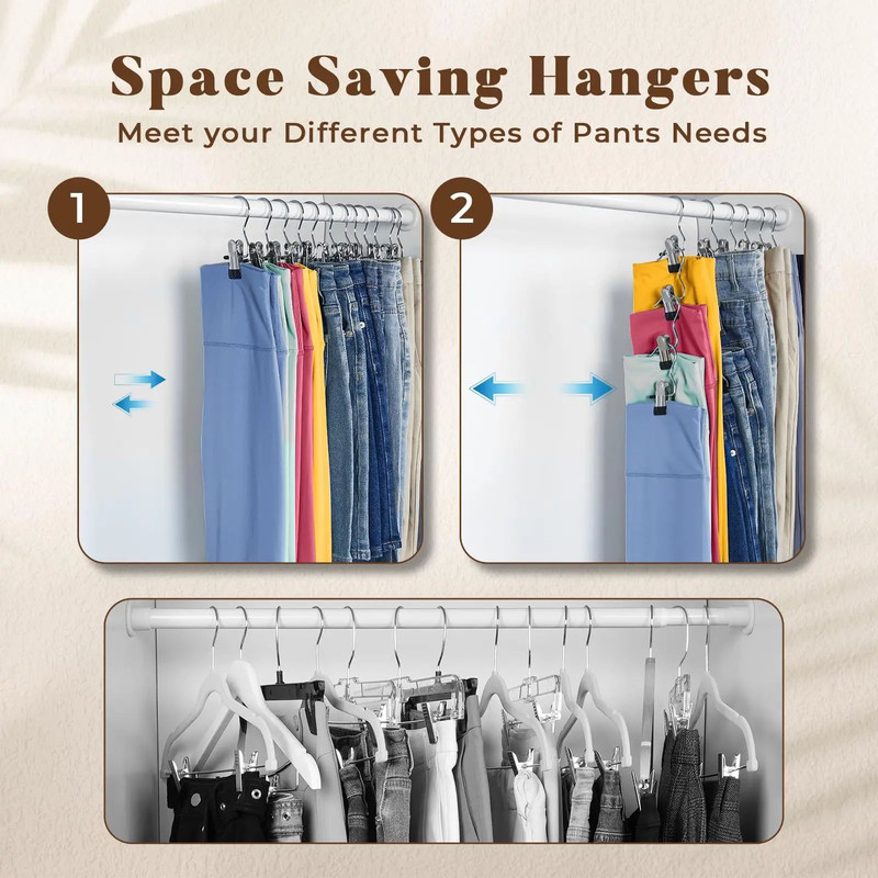 Durable Stainless Steel Clothespins With Hook Laundry Organizer Hanging Clips For Home Travel Clos 1
