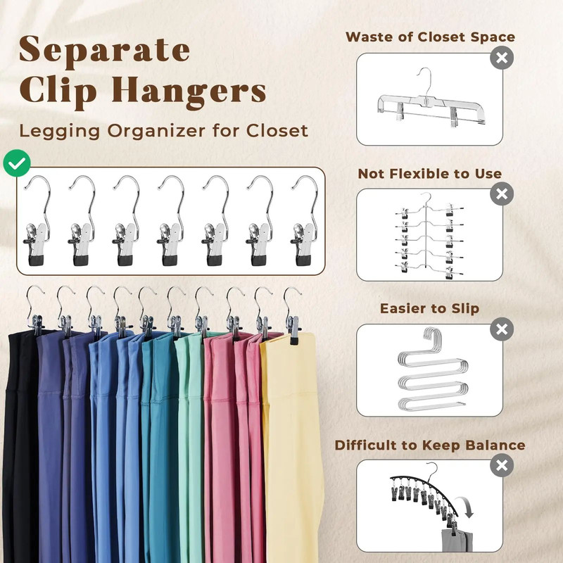 Durable Stainless Steel Clothespins With Hook Laundry Organizer Hanging Clips For Home Travel Clos 2