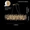 Modern Rectangle Crystal Chandelier Large Gold Branch Hanging Pendant Light For Dining Room Living 12