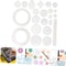 Spirograph Ruler Interlocking Gears Wheels Drawing Tool Educational Scratch Painting Toys For Kids 1