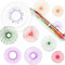 Spirograph Ruler Interlocking Gears Wheels Drawing Tool Educational Scratch Painting Toys For Kids 2