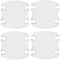 Car Door Handle Bowl Scratch Protectors Invisible Transparent Stickers AntiCollision Silicone Prot 7