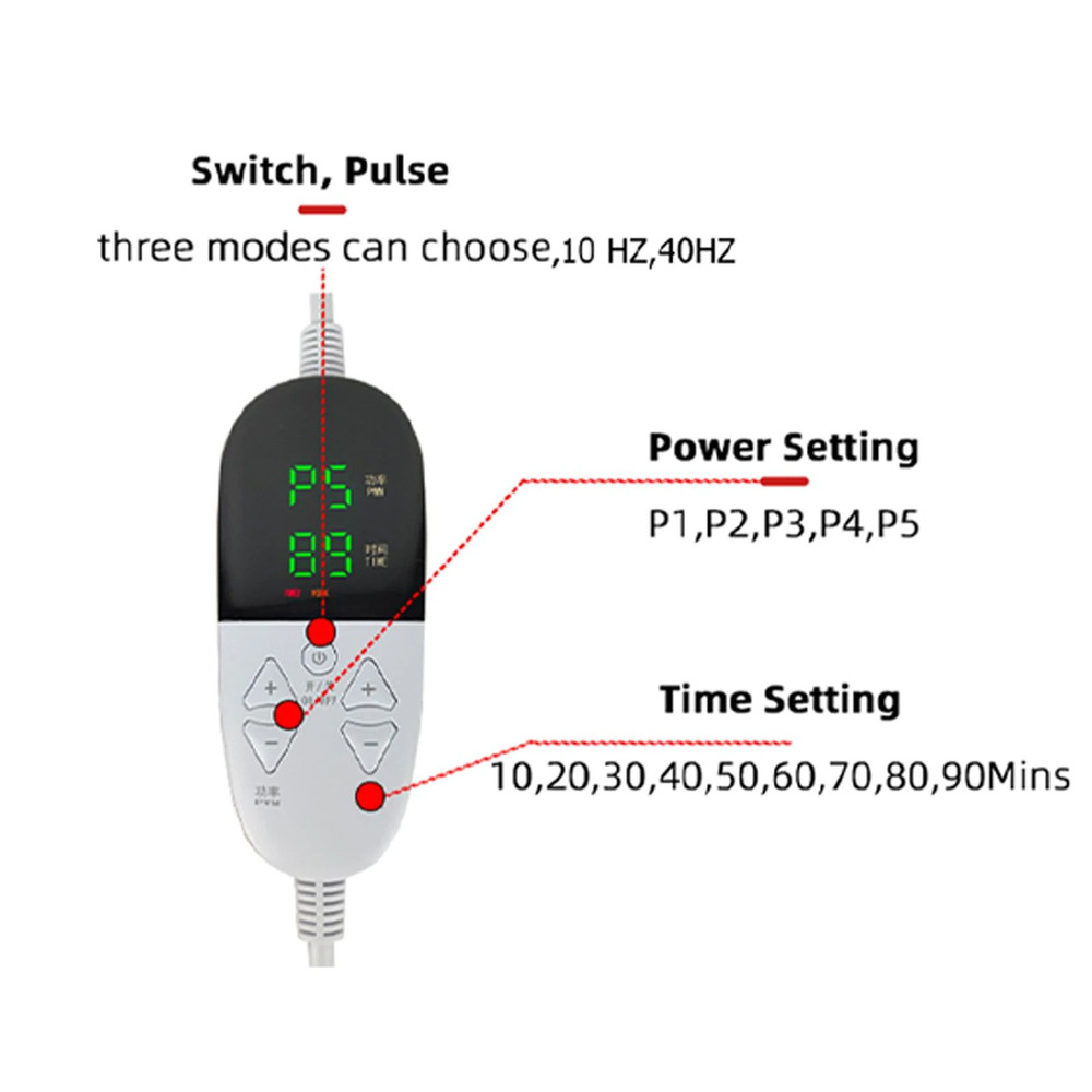 Wearable Red Infrared Therapy Belt With LED Heating Pad Pain Relief For Shoulder Muscle Joints Fac 1