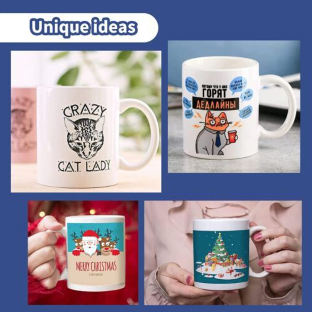 Blank Sublimation Mugs Set OZ Classic Coffee Cups With Handles DIY Latte Mug For Personalized Gifts 1