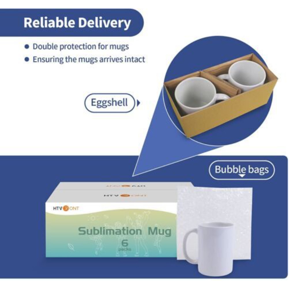 Blank Sublimation Mugs Set OZ Classic Coffee Cups With Handles DIY Latte Mug For Personalized Gifts 3