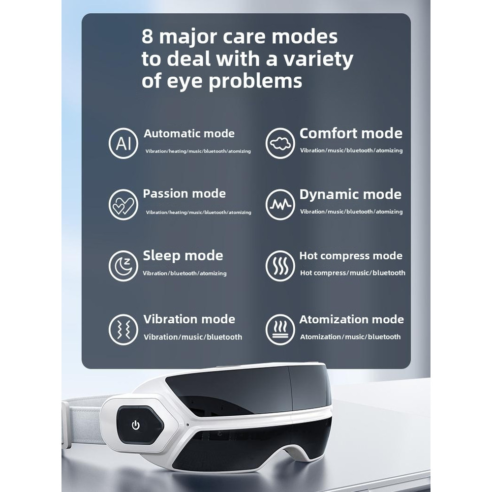 Foldable Eye Massage Instrument Atomized Steam Bone Conduction Air Pressure Vibrator For Deep Reli 3