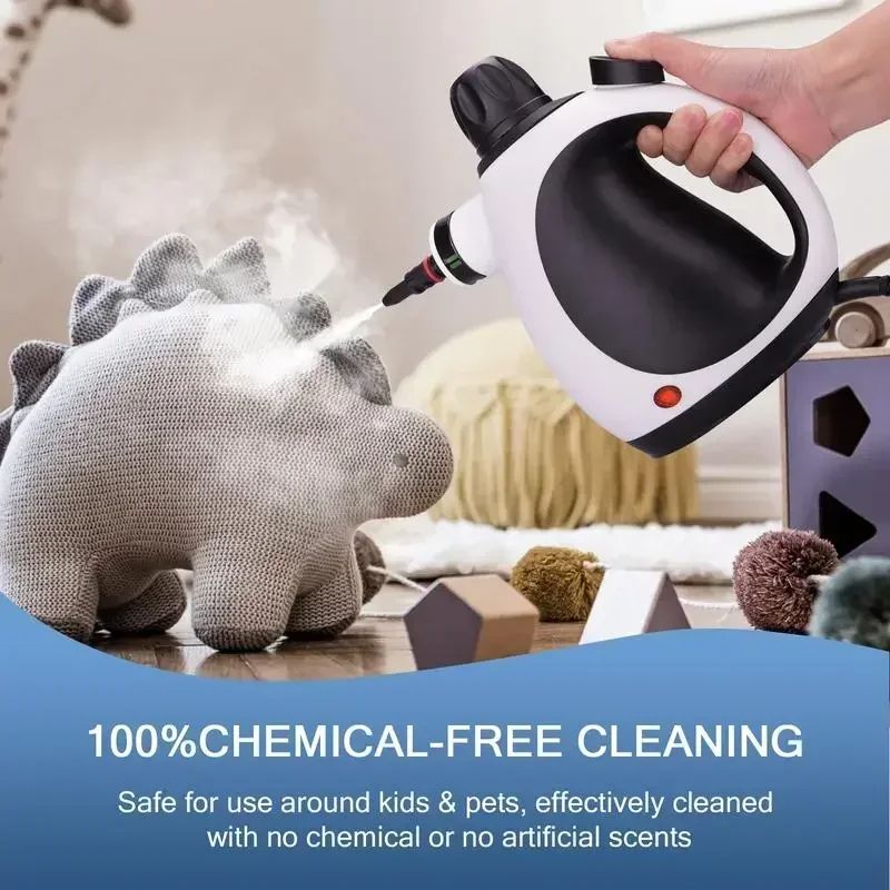 KOITAT Handheld Steam Cleaner Multipurpose Portable Pressure Steamer With 10Piece Accessory Kit For 3