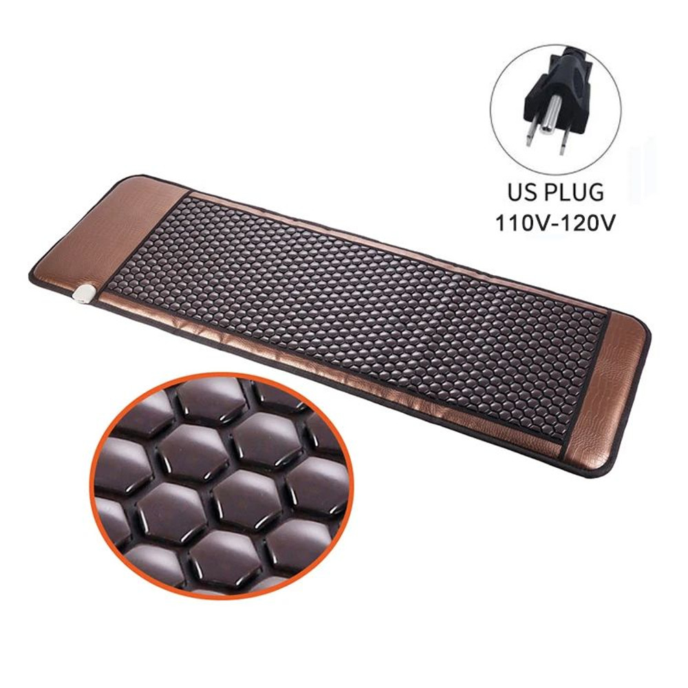 Far Infrared Tourmaline Germanium Stone Heating Pad Electric Hot Stones Therapy Mattress For Back P