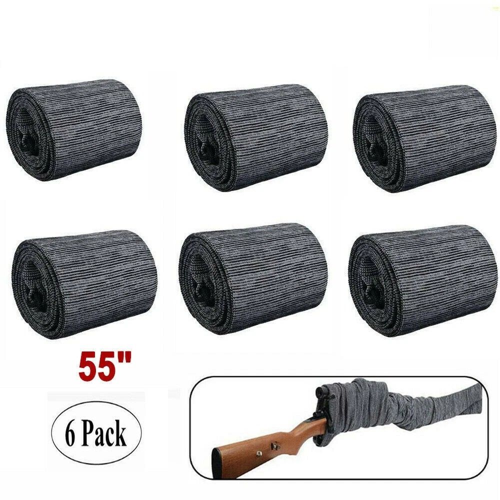 Gun Storage Sleeves 6 Pcs SiliconeTreated Cover Socks For LongTerm Protection 1