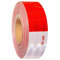 DOTC2 Approved Reflective Tape Red White Conspicuity Tape 2x150 Roll For Trailers Trucks 3