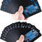 Premium Black PVC Poker Cards Waterproof Plastic Magic Playing Cards For Table Games Gifts 3
