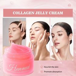 hunmui face primer pore base gel cream to cover pores, water embellish skin create a silky smooth finish 30ml