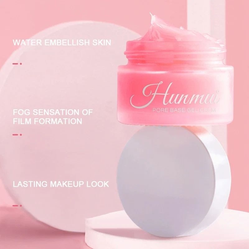 Hunmui Face Primer Pore Base Gel Cream To Cover Pores Water Embellish Skin Create A Silky Smooth F
