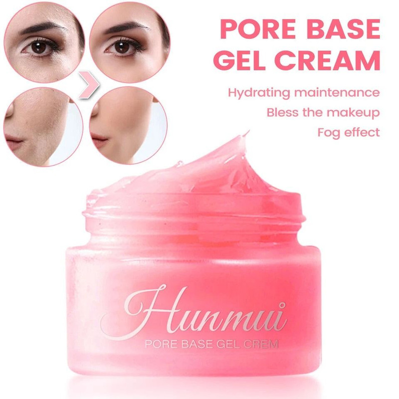 Hunmui Face Primer Pore Base Gel Cream To Cover Pores Water Embellish Skin Create A Silky Smooth F