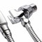 Universal Shower Head Holder Adjustable Arm Mounted Bracket With ScrewOn Design Silver Finish 2