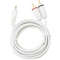 35mm Stereo Male To 2 RCA Dual Audio Male Adapter Speaker Cable HighQuality White Aux To RCA Cable 1
