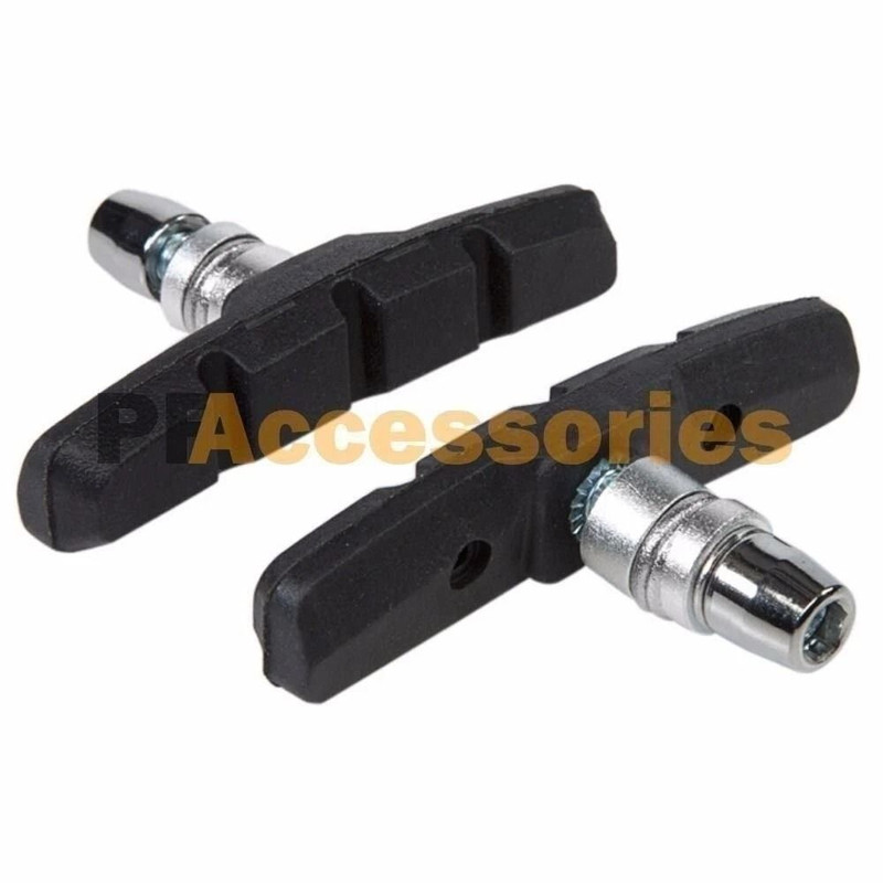 5 Pairs HighGrade Cycling Bicycle Bike VBrake Pads 70mm Shoes Pads Black Durable Quiet Performance 0