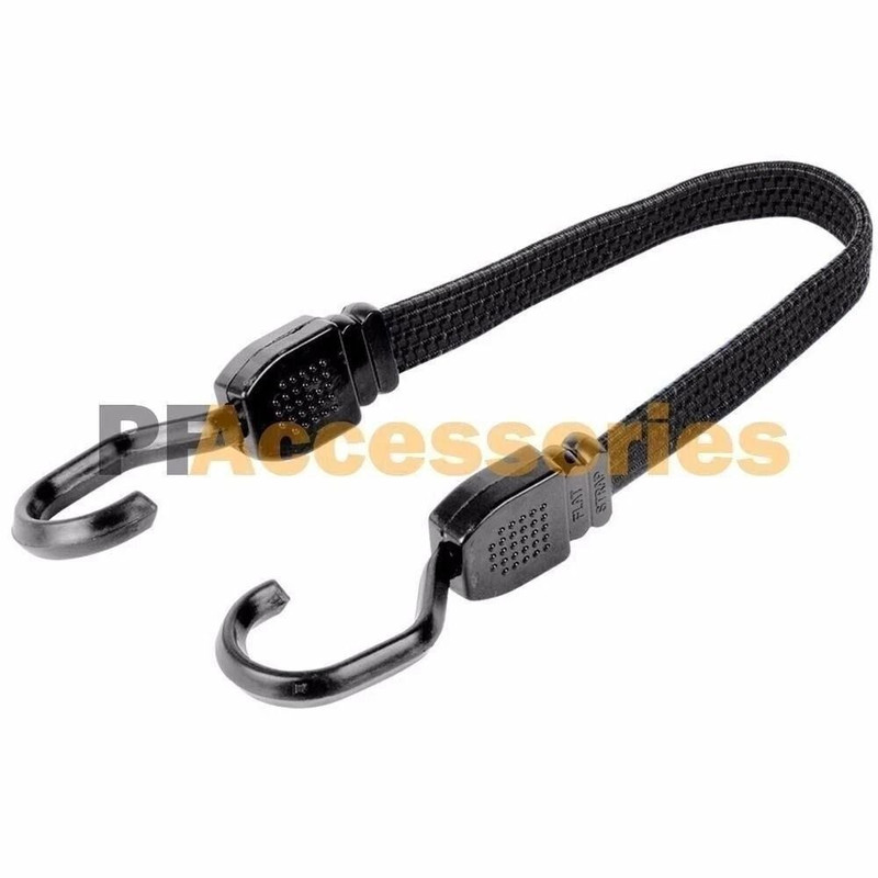 4Pack 24 Flat Bungee Cord Straps Heavy Duty Tarp Bungee Tie Down With Hooks Elastic Bungie Straps F 0