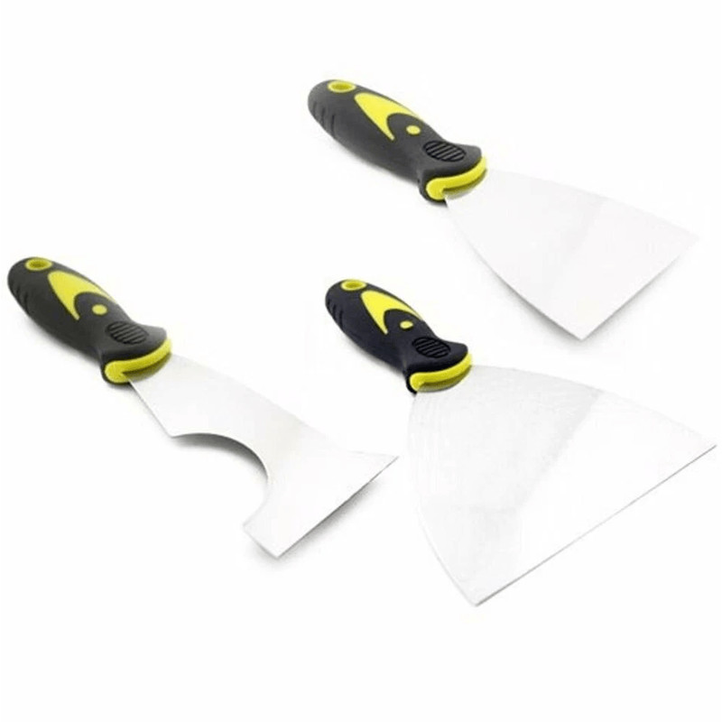 Stainless Steel Putty Knife Set Drywall Knife Painter Tool 0