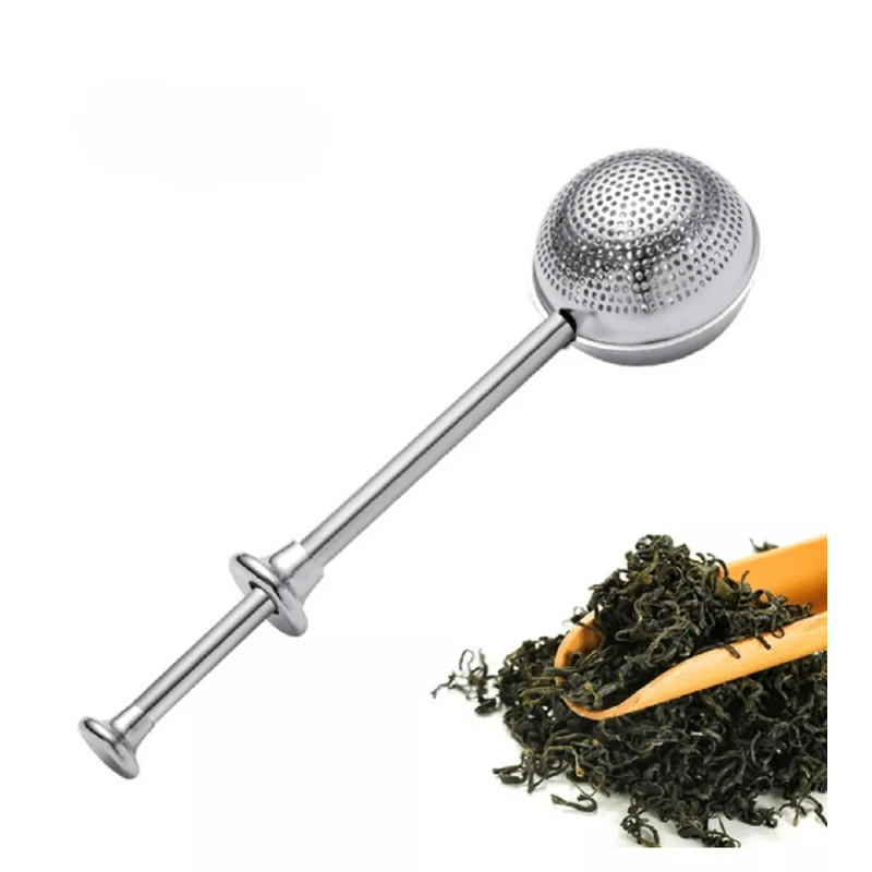 Long Handle Tea Ball Infuser Stainless Steel Reusable Strainer For Loose Leaf Tea Lovers 1