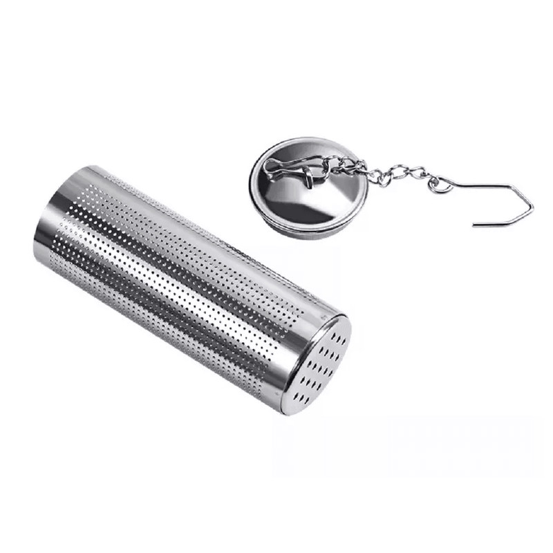 Stainless Steel Tea Infuser Stainer Fine Mesh Ball With Secure Chain Hook 1