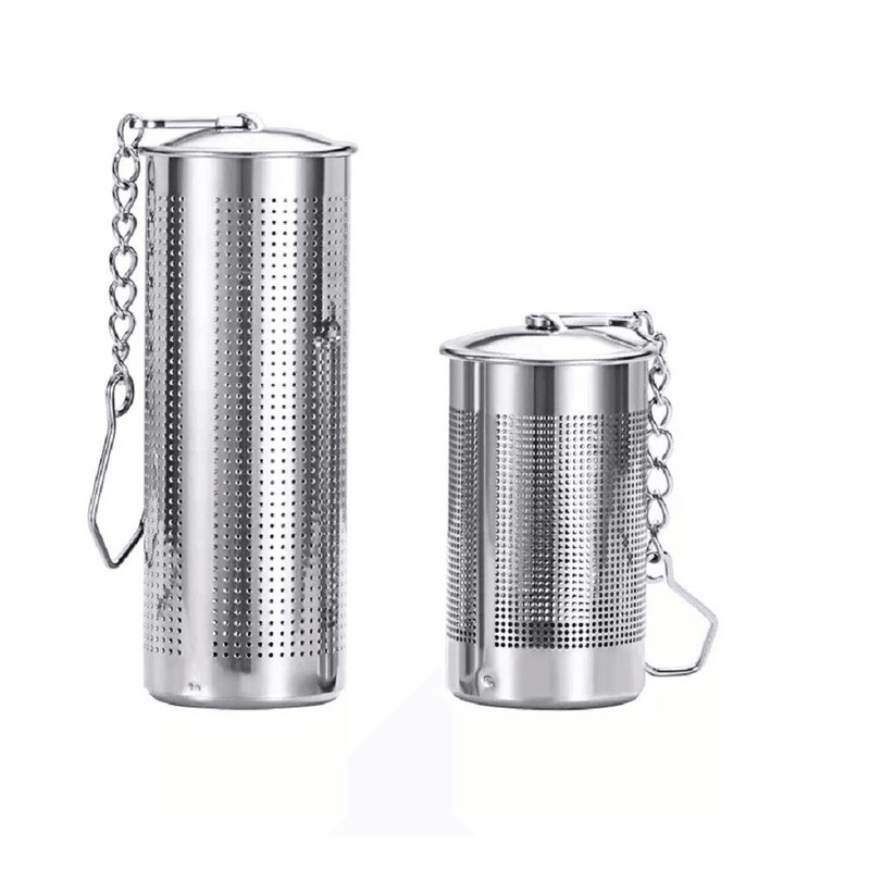 Stainless Steel Tea Infuser Stainer Fine Mesh Ball With Secure Chain Hook 0