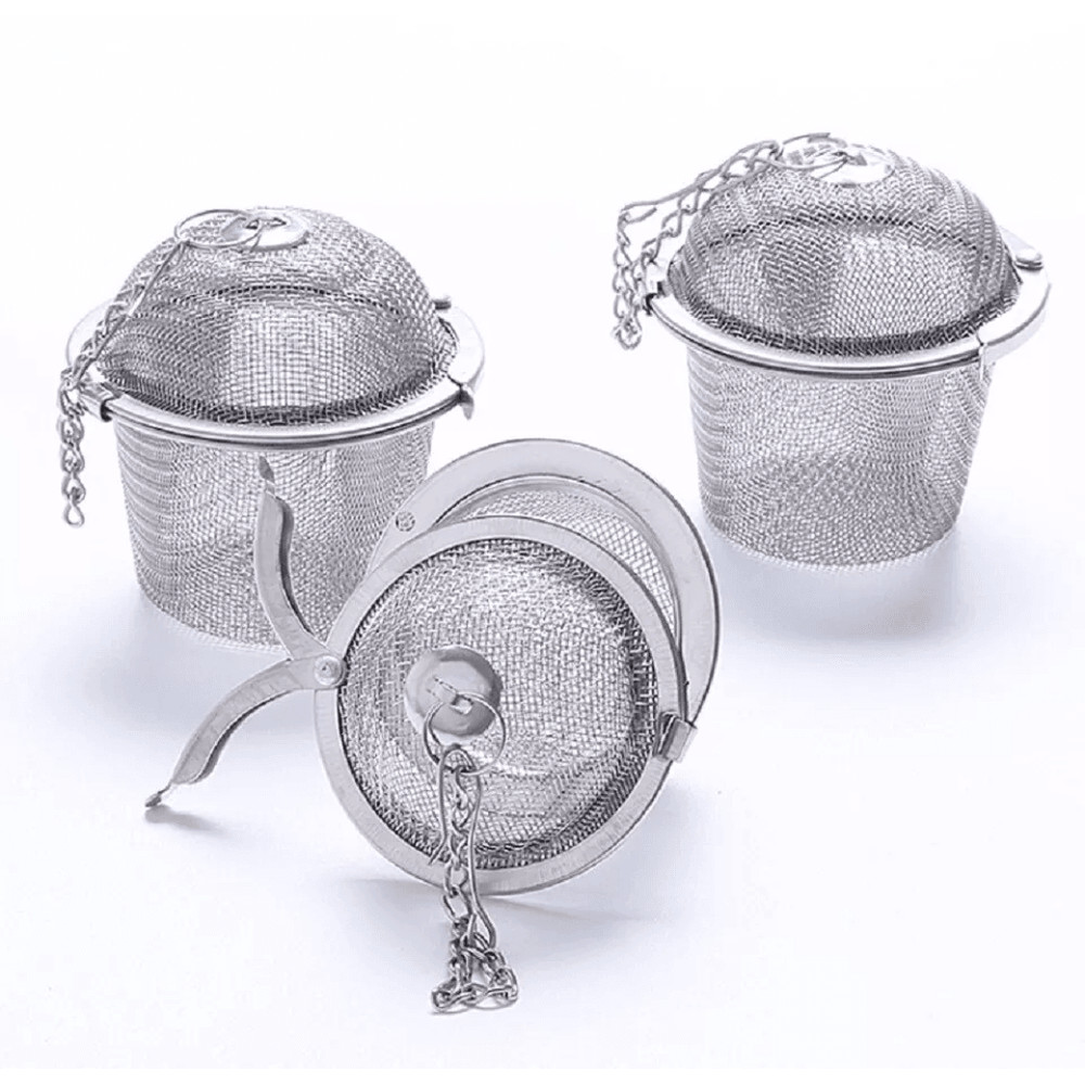 Stainless Steel Tea Infuser Ball Ultra Fine Mesh Loose Leaf Herb Strainer With Locking Clasp 1