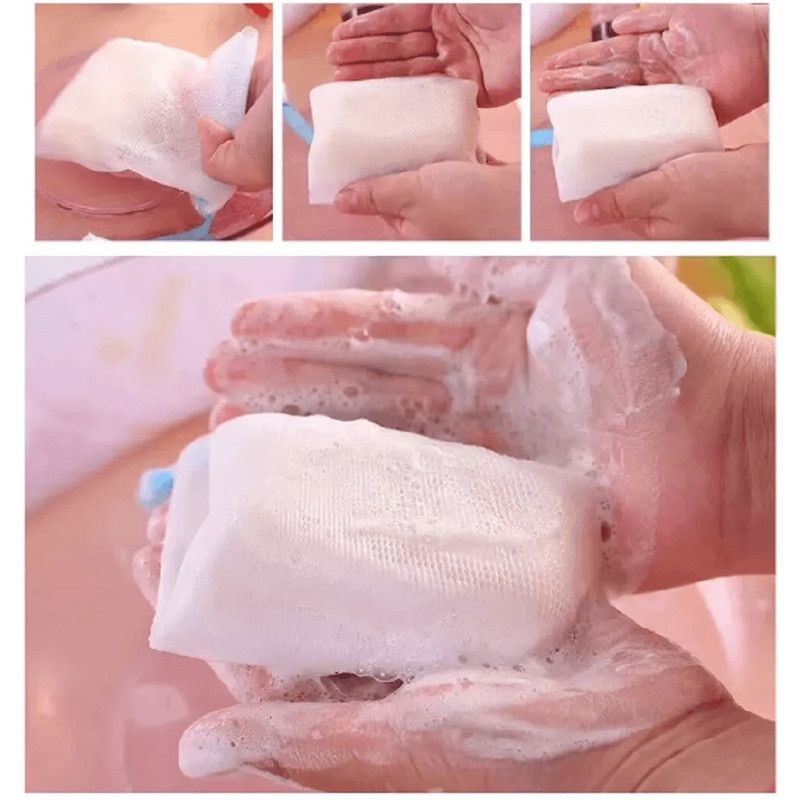 Mesh Soap Saver Bags Suds Boosting Soap Sock Pouches For Rich Lather Eco Shower Exfoliating 2