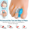 Silicone Gel Bunion Corrector Toe Separator Orthotic Pain Relief Cushion For Hallux Valgus 0