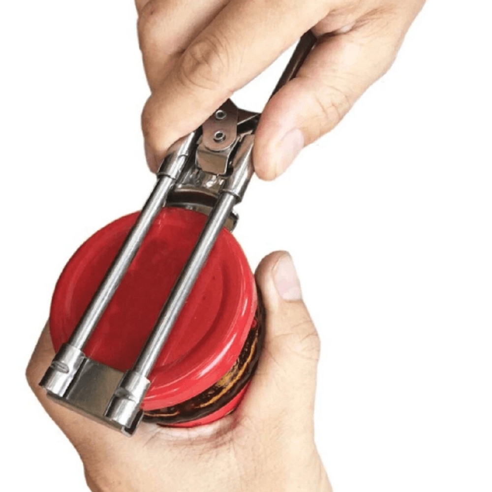 Stainless Steel Can Opener Multifunction Adjustable Jar Lid Gripper Kitchen Tool Ergonomic Durable 3
