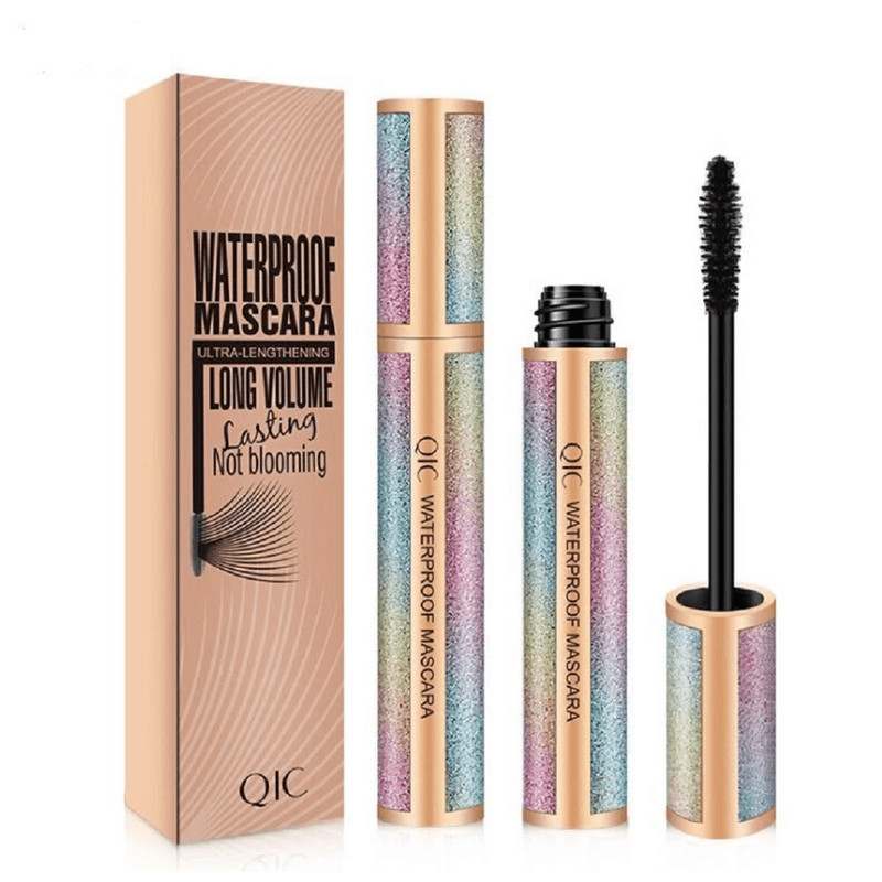 Waterproof Silk Fiber Mascara Long Lasting Volumizing Eyelash Extension Curl Brush Sensitive Eye S 0