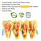 Wave Taco Holder Stand Heavy Duty Stainless Steel Taco Holder Rack For Mexican Cooking 2