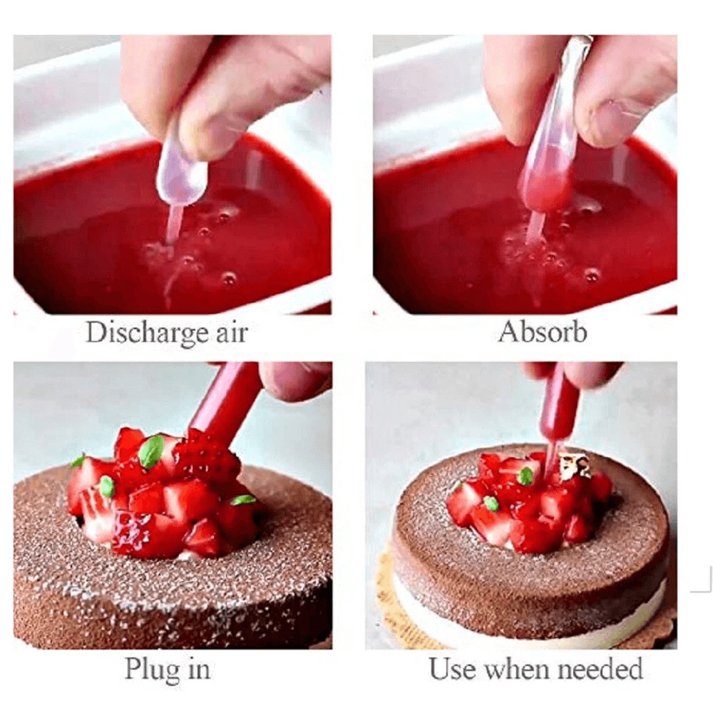 Plastic Squeeze Pipette Droppers Transfer Tools For Cupcakes Ice Cream Desserts 2