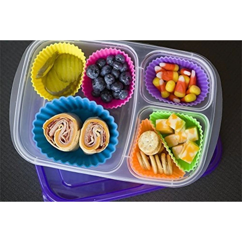 Reusable Silicone Cake Liners 12Pack NonStick Muffin Chocolate Baking Cups