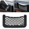 Universal Car Storage Net Pouch GPS Phone Holder Organizer Bag Stretch Mesh Pocket For Headrest Or 2